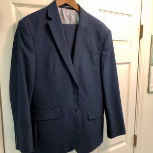 Men's Suit Express Classic Fit Blue 40S 32W